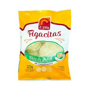 Figacitas sin TACC Il Sole - Alimentos sin gluten - Ultracongelados - Apto Celíacos